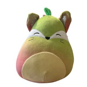 Squishmallows Colorful Plush Toy with Leaf Accent